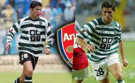 Cristiano Ronaldo llegó al Arsenal, pero no se quedó, luego apareció en el Manchester United.