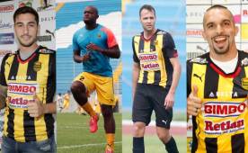 Luciano Ursino, Osman Chávez, Julián Fernández y Giancarlo Maldonado están en deuda con Real España.