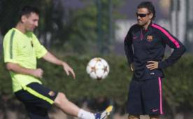 Luisn Enrique habló al respecto de Messi y su lesión, la misma que le imposibilitará jugar el clásico.