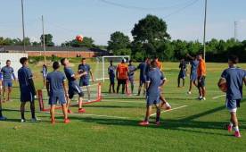 Motagua trabaja con mucho optimismo, quieren traerse un resultado positivo del estadio Azteca. Foto Cortesía TodoSportTV