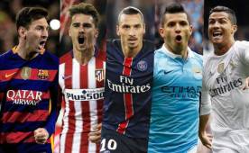 Messi, Griezmann, Ibrahimovic, ''Kun'' Aguero y Cristiano Ronaldo serán los futbolistas estrellas en estos cuartos de final.