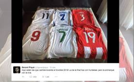 La camisa de Ramón Núñez está entre su colección preciada, la intercambiaron el 21 de junio de 2010.