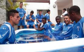 La selección de Honduras se relajó con trabajos en el hotel, la tarde la tendrán para descansar.
