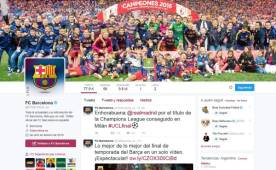 Barcelona lanzó en sus redes sociales una felicitación a su archirrival Real Madrid por conquistar la Champions.
