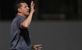 Delgado dice que el triunfo ante Platense les permite seguir trabajando en mejorar con tranquilidad. Pero pide que la lucha por el puesto sea agresiva. Foto Neptalí Romero