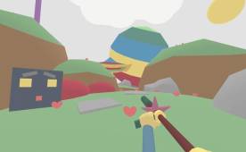 Lovely Planet es un juego de disparos en primera persona ambientado en un adorable mundo abstracto.