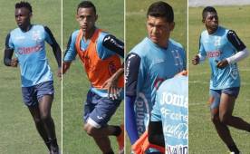 Alberth Elis, Diego Reyes, Ricardo Canales y Carlo Costly.