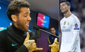 Alves no evitó referirse a Cristiano Ronaldo a quien tildó de 'personaje muy protagonista'.
