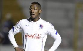 Quioto, delantero del Olimpia tuvo una acción clara de gol ante Motagua.