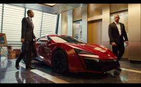 El Lykan Hypersport es una de las estrellas de Rápidos y Furiosos 7, su costo es nada menos que 3.5 millones de dólares.