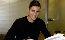 Tras quedar fuera del Barcelona, el delantero Sergi Guardiola dio la cara y negó haber escrito los incendiarios tuits. Foto @FCBarcelona_es