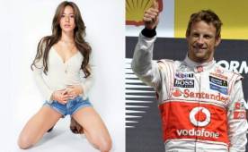 Jessica Michibata acapara los focos cada vez que acompaña a las pistas a su esposo el piloto Jenson Button.
