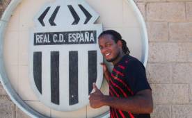 Víctor Mambo Núñez defiende actualmente la camisa del Real España de Honduras. Foto Melvin Cubas.