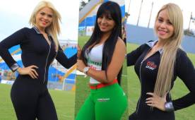 Los clásicos Marathón-Olimpia y Motagua-Real España estuvieron engalanados por estas bellezas.