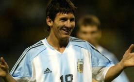 Lionel Messi siempre ha demostrado su amor por la albiceleste, desde las selecciones menores.