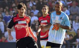 Lío Messi, jugando en Argentina un partido benéfico.