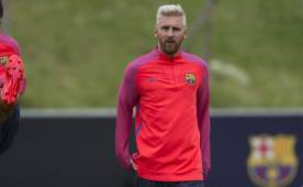 Messi comenzó aceleró su proceso de recuperación en el Barcelona.