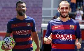 Prensa española confirmó que Turan vestirá el 7 y Aleix Vidal el 22 que dejó Alves. Fotos AFP