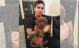 Este fue el cachorro que es nuevo integrante en la familia de Messi.
