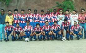 Stalin siempre se destacó como portero de Olimpia en las inferiores.