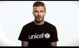 Beckham, embajador de la Unicef asegura que se está 'luchando contra un enemigo peligroso e invisible'. Foto Unicef