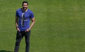 El jugador argentino celebró sus 100 partidos en la Liga de España.