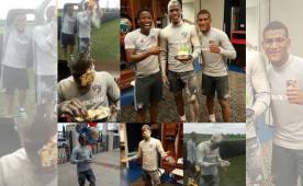 Así le celebraron el cumpleaño a Maynor Figueroa en el FC Dallas.