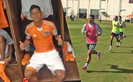 El catracho Bryan Moya busca brillar en el fútbol de Estados Unidos; Houston Dynamo le abrió las puertas.