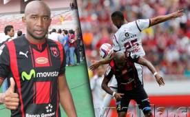 Jerry Palacios no pudo despedirse del Alajuelense con triunfo, su equipo cayó el domingo ante Saprissa 2-0. Foto @lda