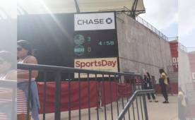 A general view shows the FIFA World Cup Qatar 2022 Asian zone group F qualification football match between Japan (white) and Mongolia at Fuku-ari stadium in Chiba on March 30, 2021. (Photo by CHARLY TRIBALLEAU / AFP)