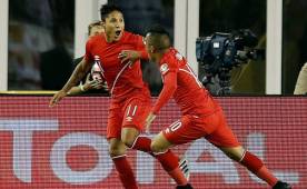 Así celebró Raúl el tanto que le dio el pase a cuartos a Perú en la Copa América.