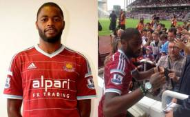 El camerunés Alex Song hasta ya compartió con aficionados de los Hammers. (Fotos: West Ham)