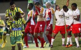 Parrillas One y Atlético Choloma no pudieron evadir el descenso. Necaxa por su parte se fusionó con Platense. Foto DIEZ