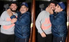 En la reunión también estuvo presente Jana Maradona, hija que el 'Diez' tuvo en 1996 tras una relación extramatrimonial con Valeria Sabalain.