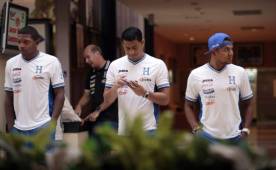 Los jugadores hondureños tomaron su desayuno temprano y luego realizaron pruebas médicas. Foto Neptalí Romero