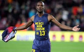 Eric Abidal jugó en el Barceloba con mucho éxito.