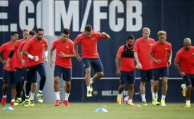 Barcelona ya está trabajando con plantel completo. Foto EFE.