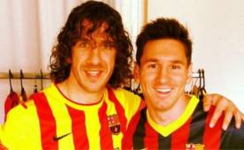Carles Puyol fue un gran amigo de Messi cuando jugaba en el Barcelona.