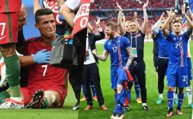 La Federación de Islandia tuvo palabras para Cristiano Ronaldo tras la lesión sufrida en la final de la Eurocopa ante Francia. Foto AFP