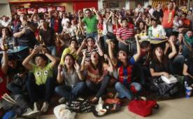 El clásico español se vive con intensidad entre la afición hondureña. DIEZ/Archivo