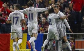Real Madrid logró vencer 3-0 al Atlético en su visita al Vicente Calderón.