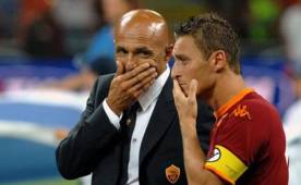 El entrenador italiano comunicó esta mañana a Totti que no cuenta con él para el partido ante el Palermo.