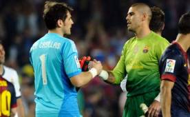 La prensa inglesa asegura que Real Madrid habría puesto sus ojos en Víctor Valdés para suplir la posible salida de Iker Casillas. Foto AFP