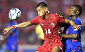 Valentín Pimentel disputó la noche del martes el juego eliminatorio ante Haití.