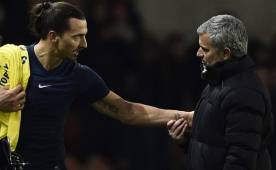 Zlatan Ibrahimovic tienen una relación cordial y lo demuestran cada vez que se encuentran. (AFP)