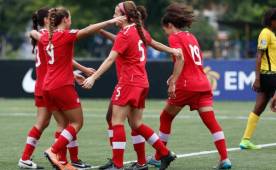 Canadá aplastó a Jamaica y pone más líder del grupo. Su próximo partido será ante Honduras. Foto Delmer Martínez