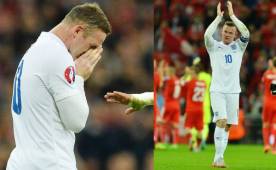 Wayner Rooney terminó llorando al final del encuentro que Inglaterra venció a Suiza, su marca es histórica.