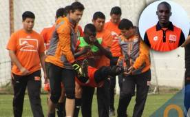 Rubilio conocerá este martes la gravedad de su lesión. El catracho habló con DIEZ y expresó que siente mucho dolor.