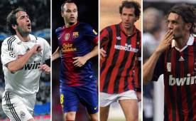 Raúl González, Andrés Iniesta, Franco Baresi y Maldini nunca ganaron un Balón de Oro.