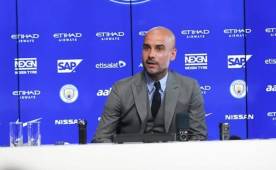 En su presentación a los medios como técnico del Manchester City, Pep Guardiola aseguró que llega a Inglaterra para probarse que es capaz de hacer su fútbol allí. Foto ManCity